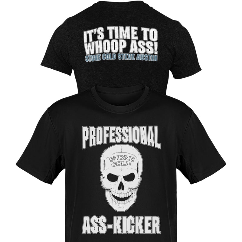 Load image into Gallery viewer, Stone Cold Steve Austin Professional Whoop Kicker T-shirt-S by EWS | Extreme Wrestling Shirts
