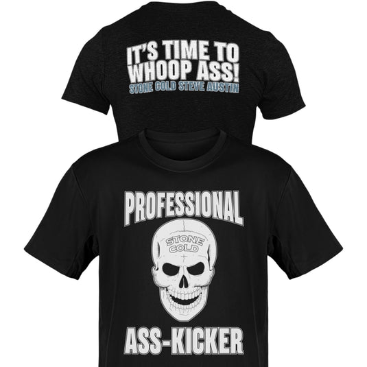 Stone Cold Steve Austin Professional Whoop Kicker T-shirt-S by EWS | Extreme Wrestling Shirts