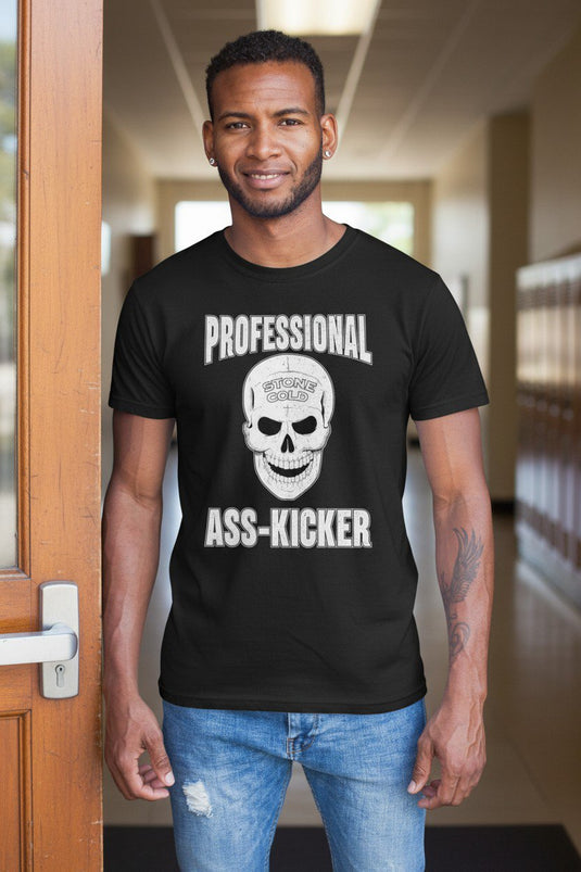 Stone Cold Steve Austin Professional Whoop Kicker T-shirt-S by EWS | Extreme Wrestling Shirts