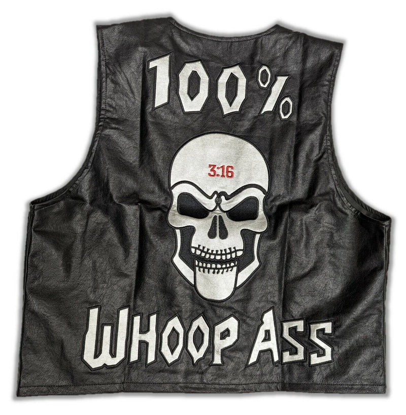 Load image into Gallery viewer, Stone Cold Steve Austin SOB 3:16 Skull Vest Black Sports Mem, Cards &amp; Fan Shop &gt; Fan Apparel &amp; Souvenirs &gt; Wrestling by WWF | Extreme Wrestling Shirts
