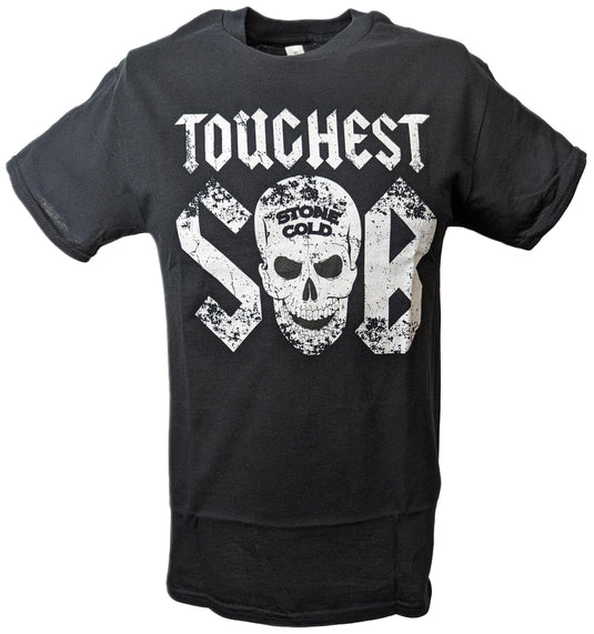 Stone Cold Steve Austin SOB Mens Black T-shirt by EWS | Extreme Wrestling Shirts