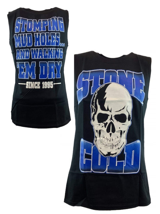 Stone Cold Steve Austin Stomping Mudholes Sleeveless Muscle T-shirt Sports Mem, Cards & Fan Shop > Fan Apparel & Souvenirs > Wrestling by EWS | Extreme Wrestling Shirts