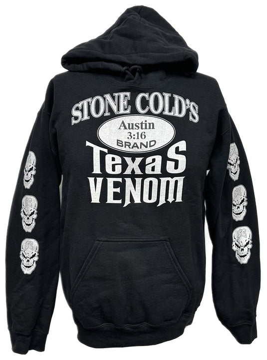 Stone Cold Steve Austin Texas Venom 101 Proof Hoody by EWS | Extreme Wrestling Shirts