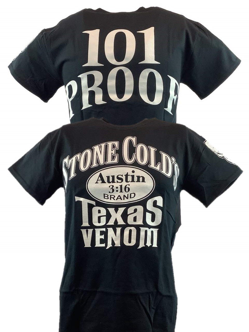 Load image into Gallery viewer, Stone Cold Steve Austin Texas Venom 101 Proof Mens T-shirt Sports Mem, Cards &amp; Fan Shop &gt; Fan Apparel &amp; Souvenirs &gt; Wrestling by Hybrid Tees | Extreme Wrestling Shirts
