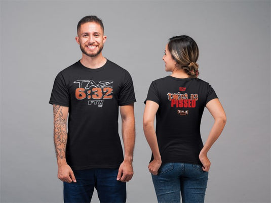 Taz 632 ECW Twice as Pissed T-shirt by EWS | Extreme Wrestling Shirts