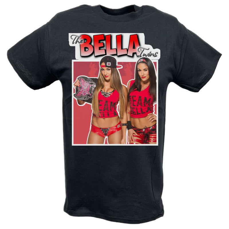 Load image into Gallery viewer, The Bella Twins Red Logo T-shirt by EWS | Extreme Wrestling Shirts
