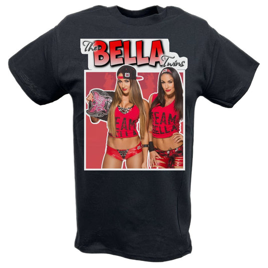 The Bella Twins Red Logo T-shirt by EWS | Extreme Wrestling Shirts