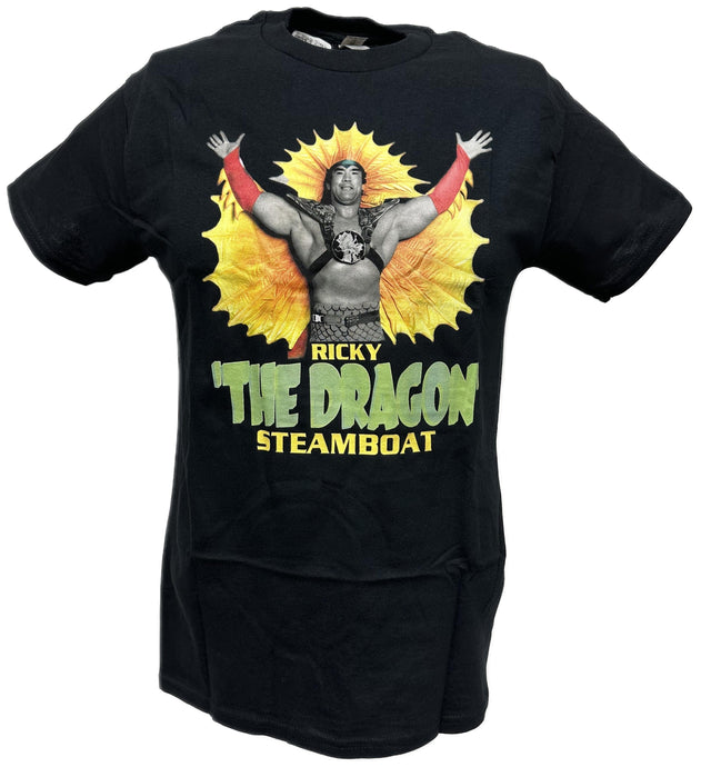 The Dragon Ricky Steamboat WWE Legend Mens Black T-shirt Sports Mem, Cards & Fan Shop > Fan Apparel & Souvenirs > Wrestling by Freeze | Extreme Wrestling Shirts