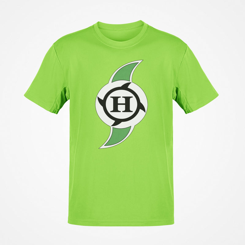 Load image into Gallery viewer, The Hurricane Green Logo T-shirt by EWS | Extreme Wrestling Shirts
