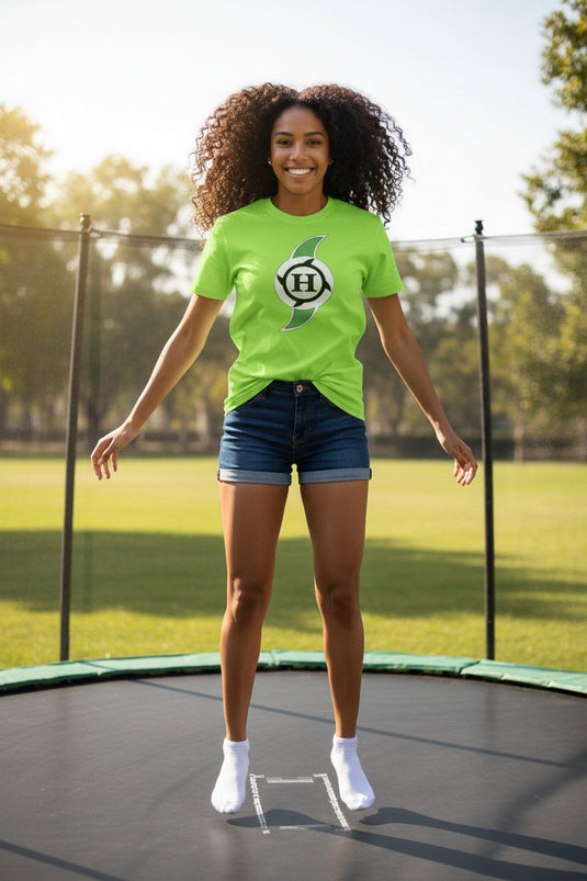 The Hurricane Green Logo T-shirt by EWS | Extreme Wrestling Shirts