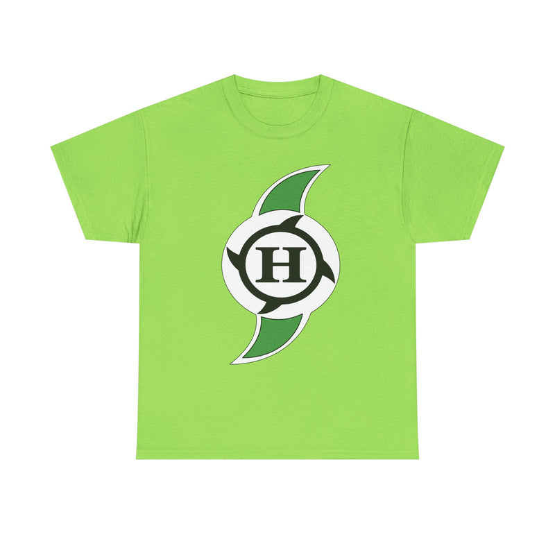 Load image into Gallery viewer, The Hurricane Green Logo T-shirt by EWS | Extreme Wrestling Shirts

