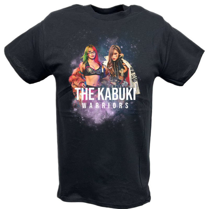 Load image into Gallery viewer, The Kabuki Warriors Asuka Kairi Sane T-shirt by EWS | Extreme Wrestling Shirts
