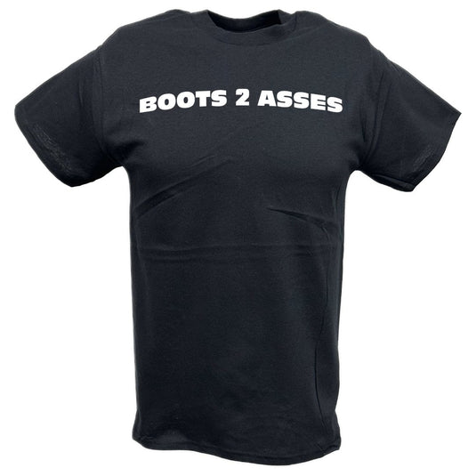 The Rock 24-7-365 Team Bring It Boots to Asses Mens Black T-shirt Sports Mem, Cards & Fan Shop > Fan Apparel & Souvenirs > Wrestling by Hybrid Tees | Extreme Wrestling Shirts