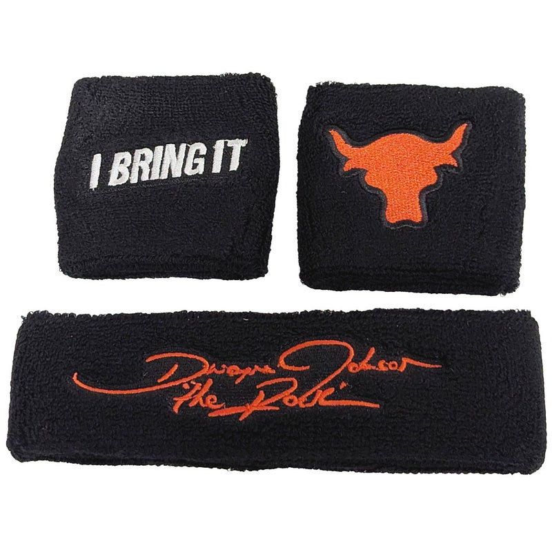 Load image into Gallery viewer, The Rock Dwayne Johnson I BRING IT Headband Wristbands Set Sports Mem, Cards &amp; Fan Shop > Fan Apparel &amp; Souvenirs > Wrestling by EWS | Extreme Wrestling Shirts

