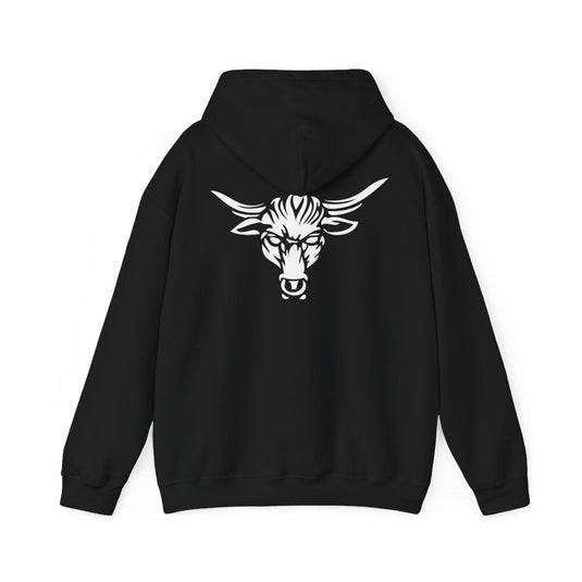 The Rock FInal Boss Brahma Bull Black Pullover Hoody by EWS | Extreme Wrestling Shirts