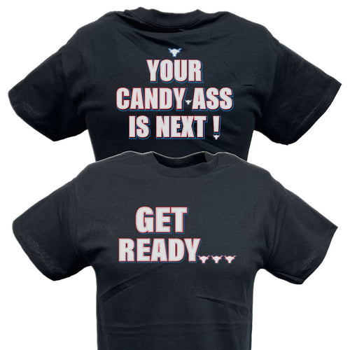 The Rock Get Ready Your Candy-Ass Is Next Mens T-shirt Sports Mem, Cards & Fan Shop > Fan Apparel & Souvenirs > Wrestling by Hybrid Tees | Extreme Wrestling Shirts