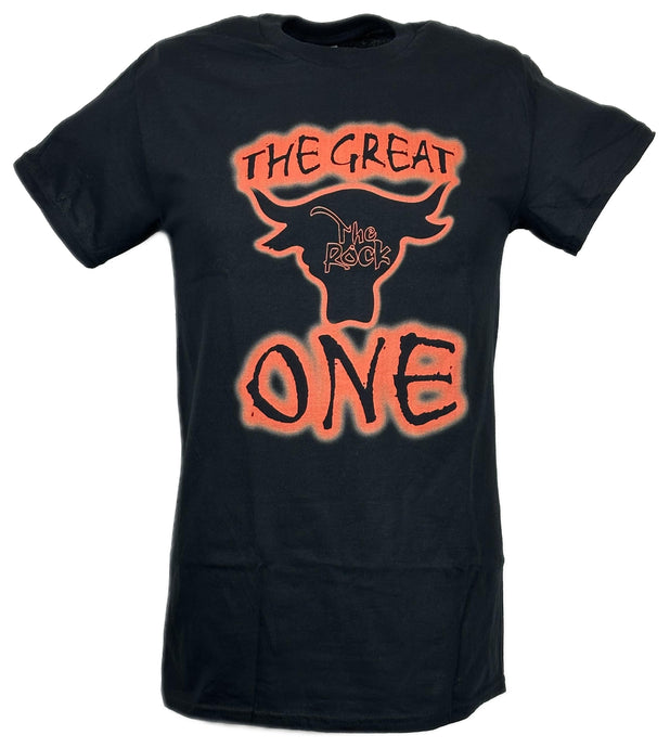 The Rock Great One Black T-shirt by EWS | Extreme Wrestling Shirts