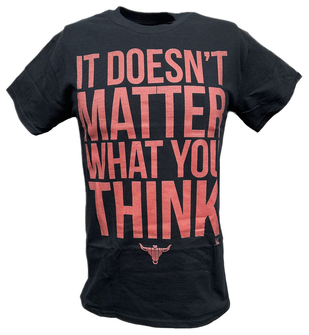 The Rock It Doesn't Matter What You Think Mens T-shirt by WWE | Extreme Wrestling Shirts