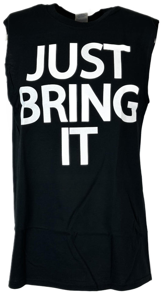The Rock Just Bring It Brahma Bull Sleeveless Black Muscle T-shirt Sports Mem, Cards & Fan Shop > Fan Apparel & Souvenirs > Wrestling by EWS | Extreme Wrestling Shirts