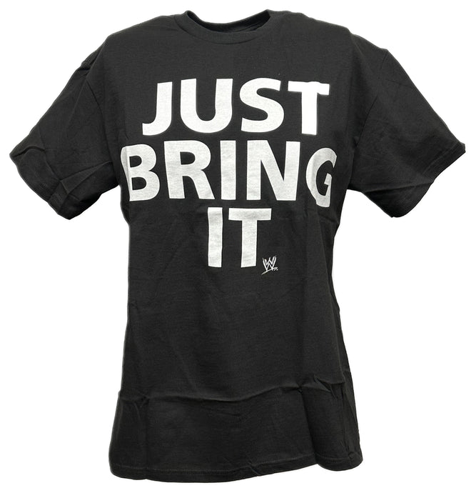 The Rock Just Bring It WWE Mens Black T-shirt Sports Mem, Cards & Fan Shop > Fan Apparel & Souvenirs > Wrestling by Freeze | Extreme Wrestling Shirts
