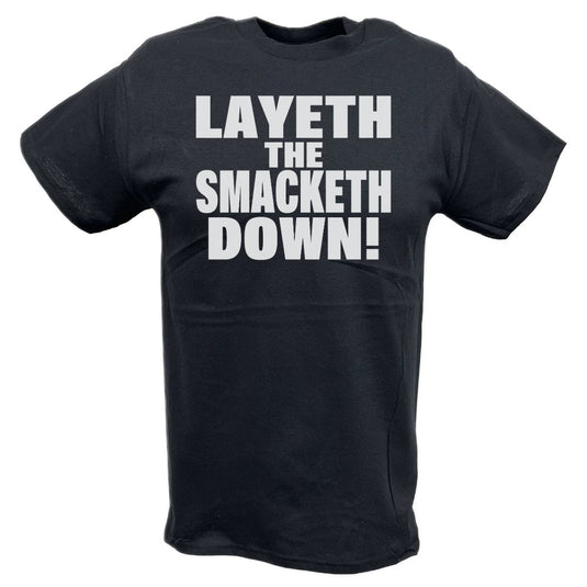 The Rock Layeth the Smacketh Down on Your Candyass Mens Black T-shirt Sports Mem, Cards & Fan Shop > Fan Apparel & Souvenirs > Wrestling by EWS | Extreme Wrestling Shirts