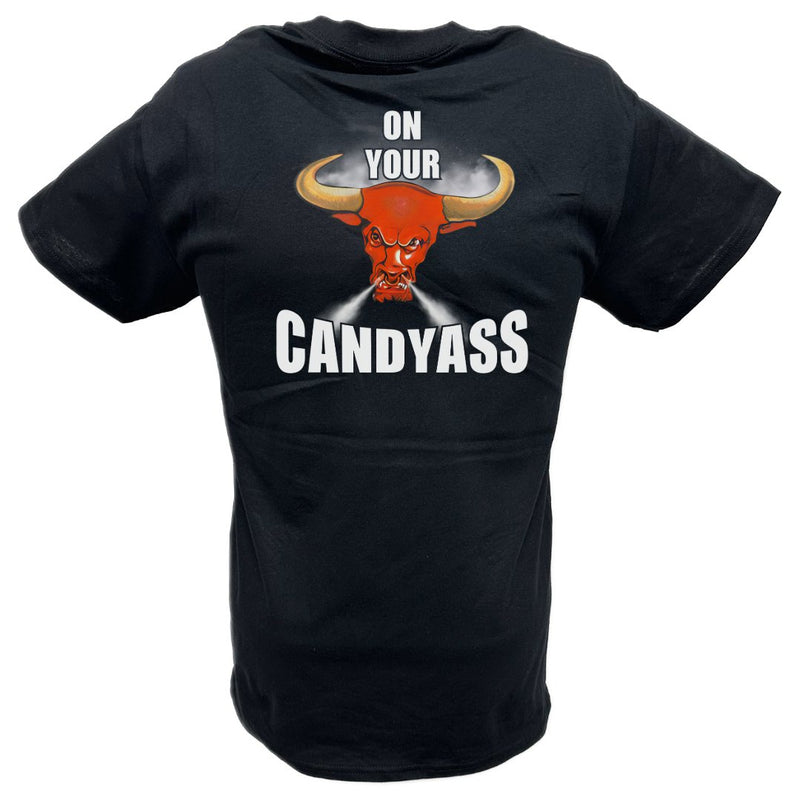 Load image into Gallery viewer, The Rock Layeth the Smacketh Down on Your Candyass Mens Black T-shirt Sports Mem, Cards &amp; Fan Shop &gt; Fan Apparel &amp; Souvenirs &gt; Wrestling by EWS | Extreme Wrestling Shirts
