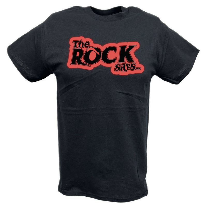Load image into Gallery viewer, The Rock Says You&#39;re A Roody Poo Candy Mens Black T-shirt Sports Mem, Cards &amp; Fan Shop &gt; Fan Apparel &amp; Souvenirs &gt; Wrestling by EWS | Extreme Wrestling Shirts
