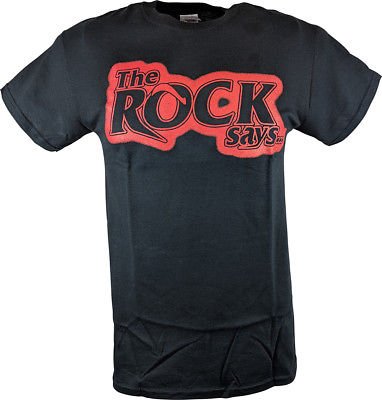 The Rock Says You're A Roody Poo Candy Mens Black T-shirt Sports Mem, Cards & Fan Shop > Fan Apparel & Souvenirs > Wrestling by Hybrid Tees | Extreme Wrestling Shirts