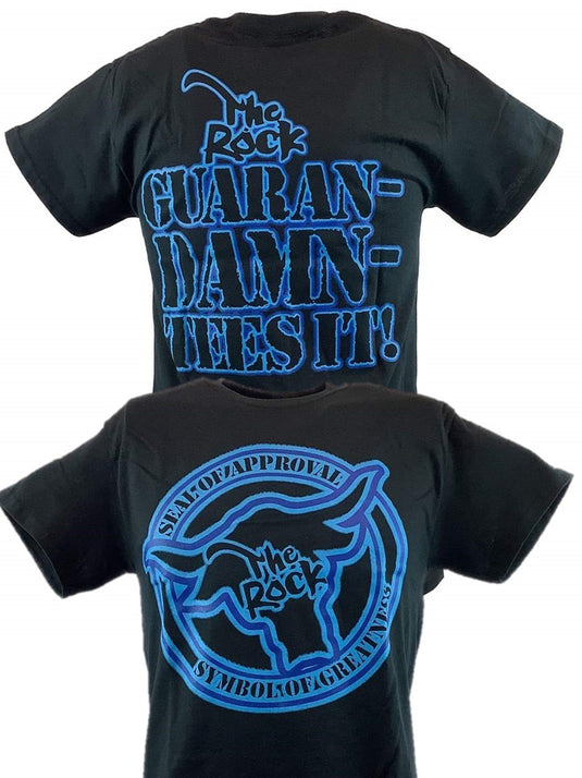 The Rock Seal of Approval Blue Logo Mens T-shirt Sports Mem, Cards & Fan Shop > Fan Apparel & Souvenirs > Wrestling by Hybrid Tees | Extreme Wrestling Shirts