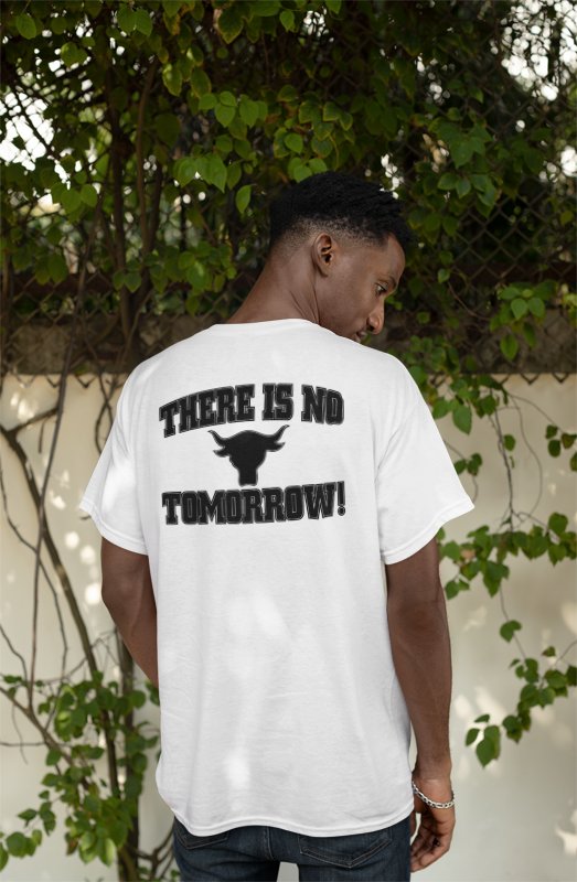 Load image into Gallery viewer, The Rock Team Bring It There Is No Tomorrow Mens White T-shirt Sports Mem, Cards &amp; Fan Shop &gt; Fan Apparel &amp; Souvenirs &gt; Wrestling by Hybrid Tees | Extreme Wrestling Shirts
