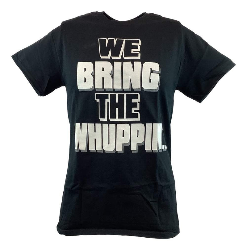 Load image into Gallery viewer, The Rock We Bring The Whuppin U Bring the Ass Mens Black T-shirt Sports Mem, Cards &amp; Fan Shop &gt; Fan Apparel &amp; Souvenirs &gt; Wrestling by Hybrid Tees | Extreme Wrestling Shirts
