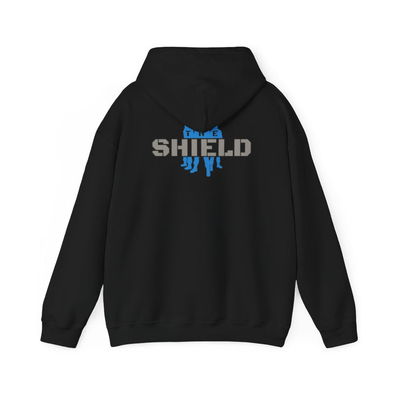 Load image into Gallery viewer, The Shield Hounds of Justice Mens Black Hoody Sweatshirt by EWS | Extreme Wrestling Shirts
