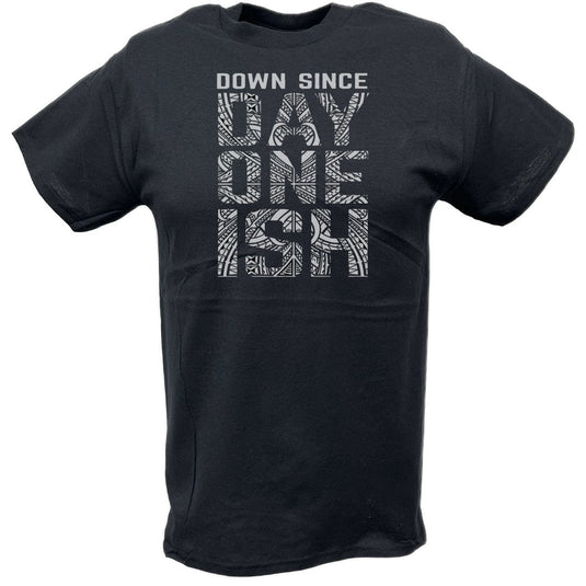 The Usos Down Since Day One Ish Boys Kids Black T-shirt by WWE | Extreme Wrestling Shirts