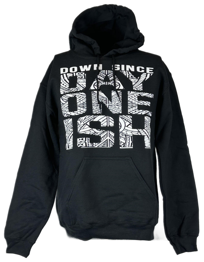 Load image into Gallery viewer, The Usos Down Since Day One Ish Mens Black Hoody Sweatshirt by EWS | Extreme Wrestling Shirts
