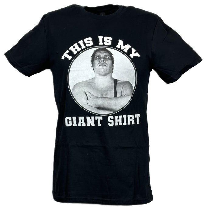 This is my GIANT SHIRT Andre Lightweight Black T-shirt New Sports Mem, Cards & Fan Shop > Fan Apparel & Souvenirs > Wrestling by EWS | Extreme Wrestling Shirts