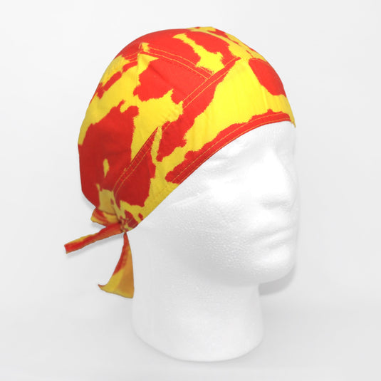 Tie Dye Bandana Skull Cap Doo Rag for Hulk Hogan Mens Costume Sports Mem, Cards & Fan Shop > Fan Apparel & Souvenirs > Wrestling by Main Event Market | Extreme Wrestling Shirts