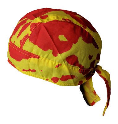 Tie Dye Bandana Skull Cap Doo Rag for Hulk Hogan Mens Costume Sports Mem, Cards & Fan Shop > Fan Apparel & Souvenirs > Wrestling by Main Event Market | Extreme Wrestling Shirts