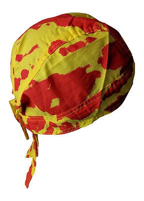 Load image into Gallery viewer, Tie Dye Bandana Skull Cap Doo Rag for Hulk Hogan Mens Costume Sports Mem, Cards &amp; Fan Shop &gt; Fan Apparel &amp; Souvenirs &gt; Wrestling by Main Event Market | Extreme Wrestling Shirts
