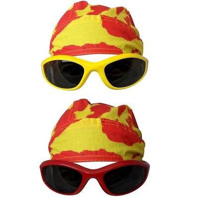 Load image into Gallery viewer, Tie Dye Bandana Skull Cap Doo Rag Sunglasses Mens Costume for Hulk Hogan Sports Mem, Cards &amp; Fan Shop &gt; Fan Apparel &amp; Souvenirs &gt; Wrestling by Main Event Market | Extreme Wrestling Shirts
