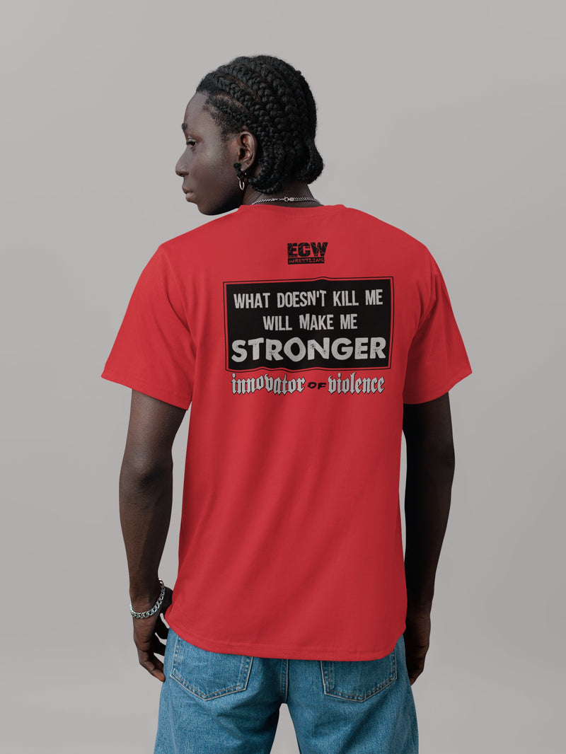 Load image into Gallery viewer, Tommy Dreamer Innovator of Violence ECW Red T-shirt by EWS | Extreme Wrestling Shirts
