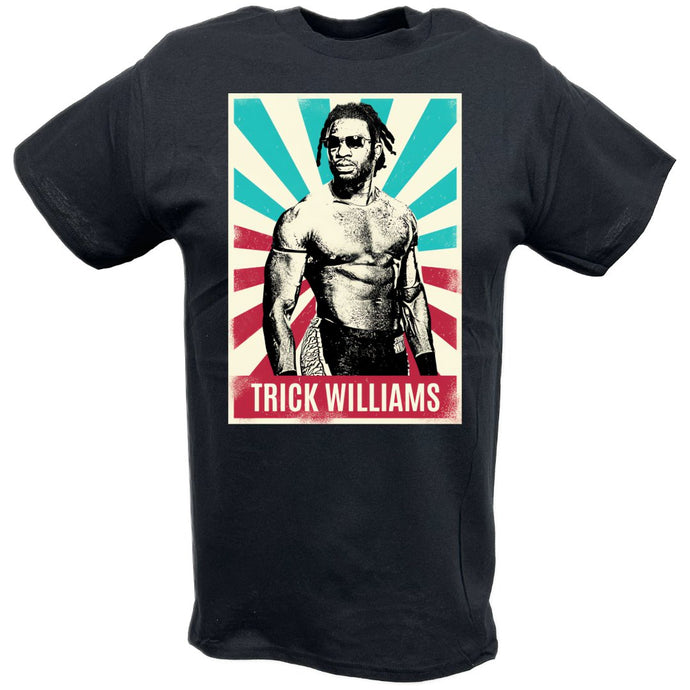 Trick Williams WWE Superstar Black T-shirt by EWS | Extreme Wrestling Shirts