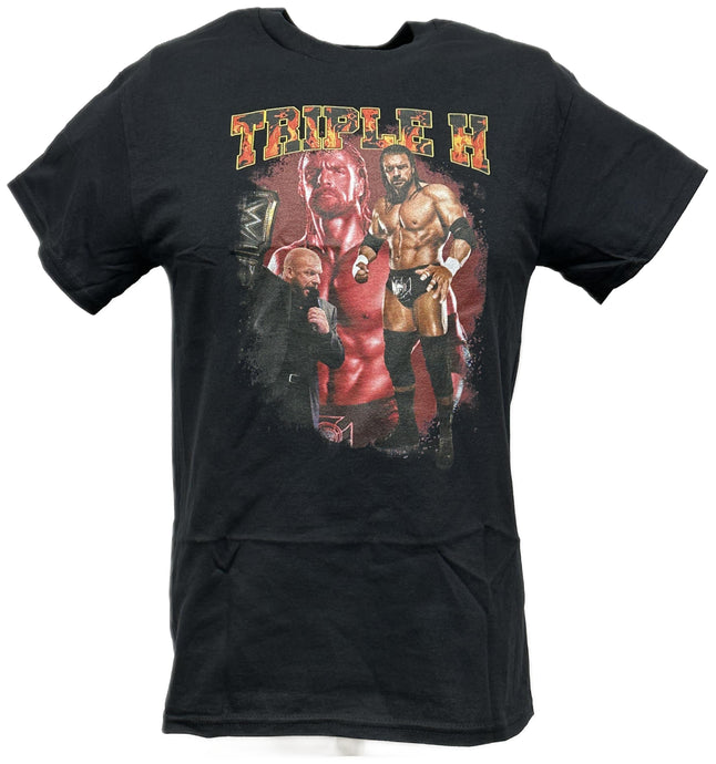Triple H Authority Pro Wrestling Mens Black T-shirt by EWS | Extreme Wrestling Shirts