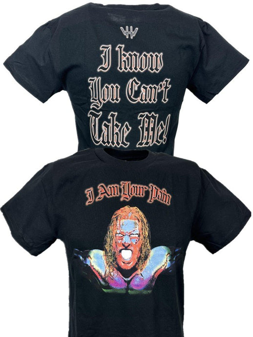 Triple H I Am Your Pain You Can't Take Me Black T-shirt by EWS | Extreme Wrestling Shirts