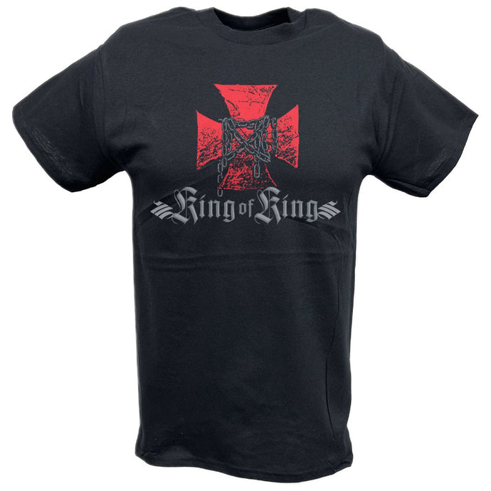 Triple H King of Kings Cross Black T-shirt by EWS | Extreme Wrestling Shirts