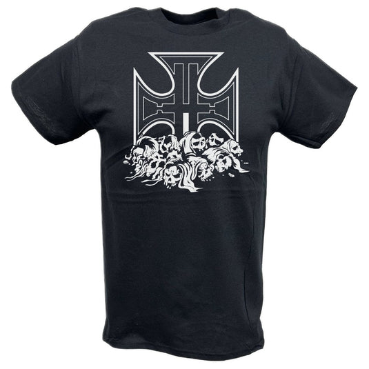 Triple H White Skull Cross King of Kings T-shirt by EWS | Extreme Wrestling Shirts