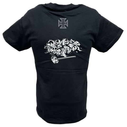 Triple H White Skull Cross King of Kings T-shirt by EWS | Extreme Wrestling Shirts