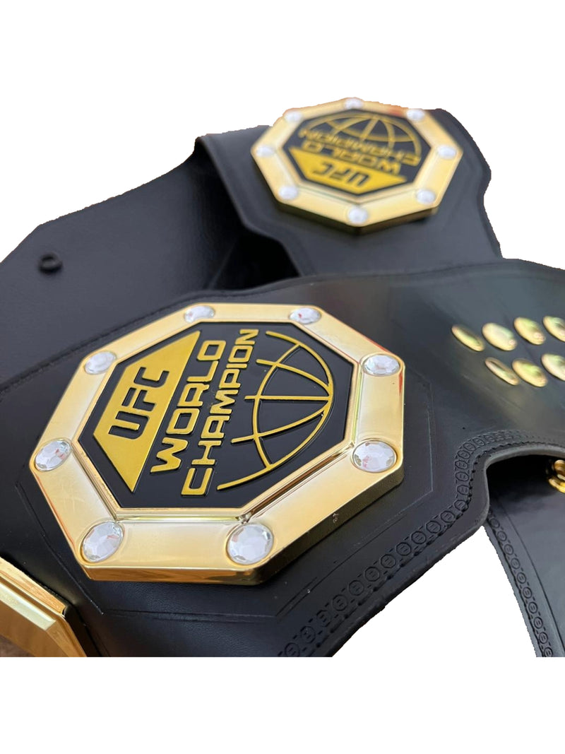 Load image into Gallery viewer, UFC 2024 World Champion Brass Title Belt 2mm by EWS | Extreme Wrestling Shirts
