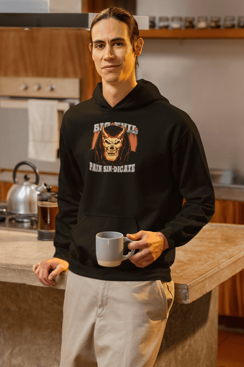 Load image into Gallery viewer, Undertaker Big Evil Pain Sindicate Let Beatings Begin Pullover Hoody by EWS | Extreme Wrestling Shirts
