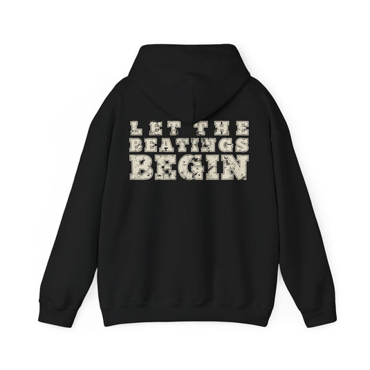 Undertaker Big Evil Pain Sindicate Let Beatings Begin Pullover Hoody by EWS | Extreme Wrestling Shirts