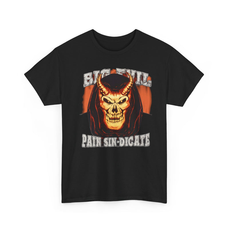 Load image into Gallery viewer, Undertaker Big Evil Pain Sindicate Let Beatings Begin T-shirt by EWS | Extreme Wrestling Shirts
